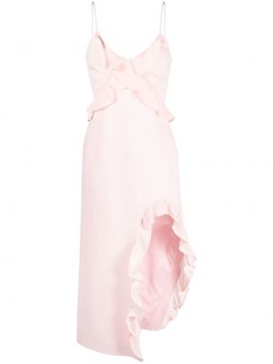 Αμάνικο φόρεμα David Koma ροζ