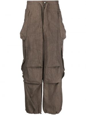 Pantalon cargo avec poches Entire Studios marron