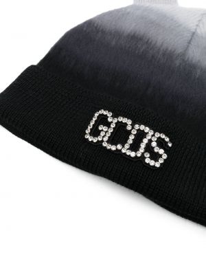 Spalvų gradiento rašto kepurė Gcds juoda