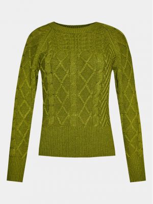 Priliehavý sveter Sisley zelená