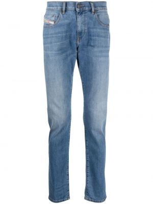 Slank stretch jeans Diesel blå