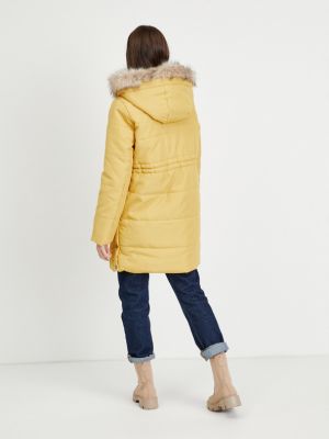 Płaszcz Vero Moda żółty