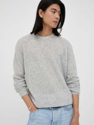 Vlněný svetr American Vintage šedý