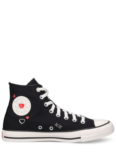 Stjernemønster sneakers Converse Chuck Taylor All Star sort