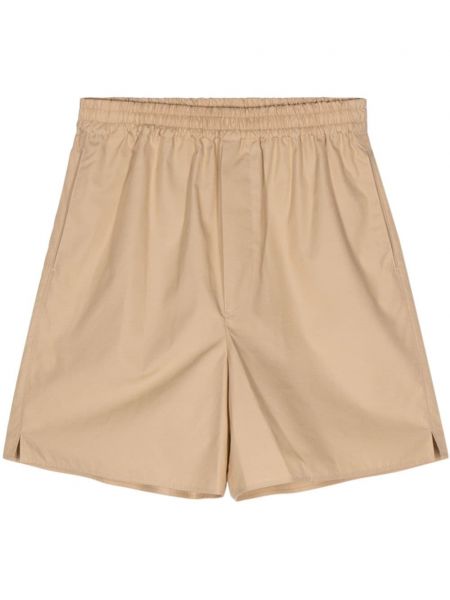 Shorts en coton Auralee beige