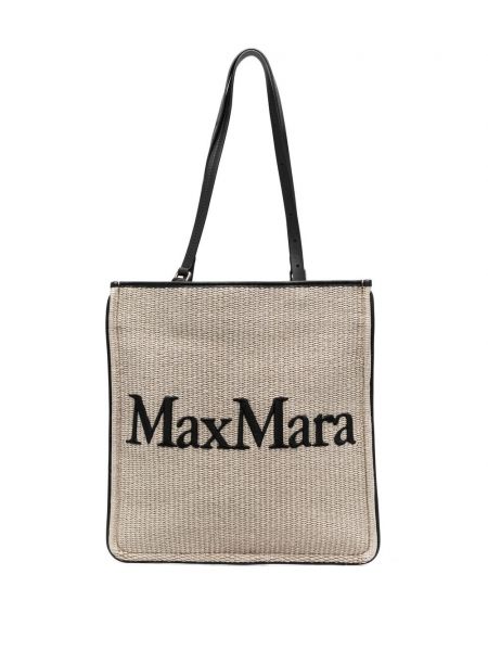 Τσάντα shopper με σχέδιο Max Mara