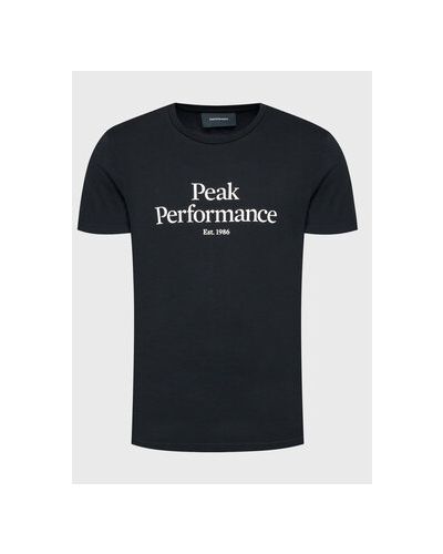 Slim fit priliehavé tričko Peak Performance čierna