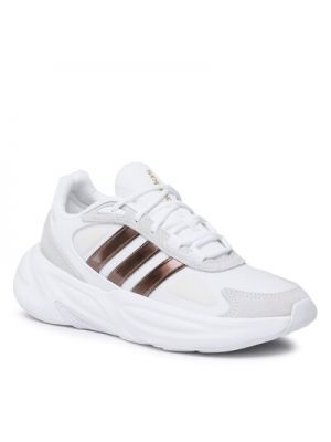 Pantofi din piele Adidas alb