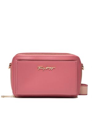 Чанта през рамо Tommy Hilfiger розово