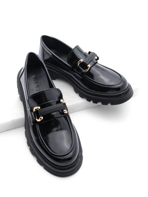 Pantofi loafer fără toc Marjin negru