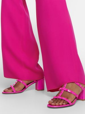 Lack leder pantolette Valentino Garavani pink