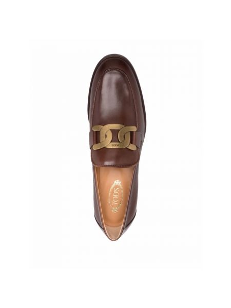 Loafers de cuero Tod's marrón