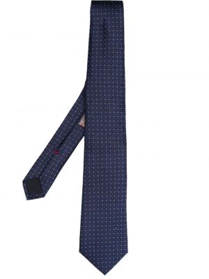 Жакардова копринена вратовръзка Lady Anne синьо