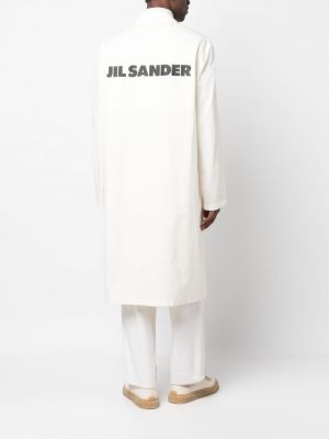 Mantel mit print Jil Sander weiß