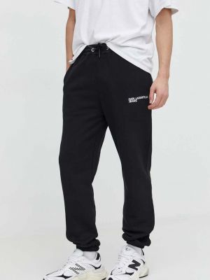 Sportovní kalhoty Karl Lagerfeld Jeans černé