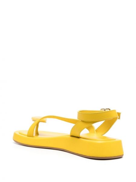 Sandały Giaborghini żółte