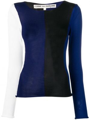 Jersey a rayas de tela jersey Comme Des Garçons Pre-owned azul
