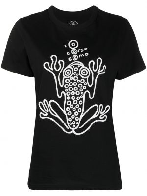 T-krekls ar apdruku 10 Corso Como melns