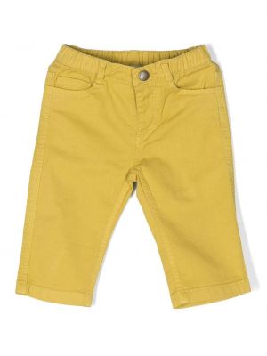 Pantaloni chino Bonpoint giallo
