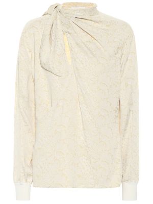 Шелковая блузка Chloã©, белая
