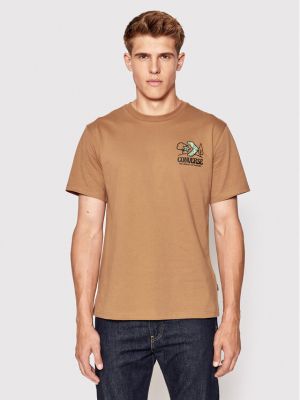 T-shirt Converse marrone