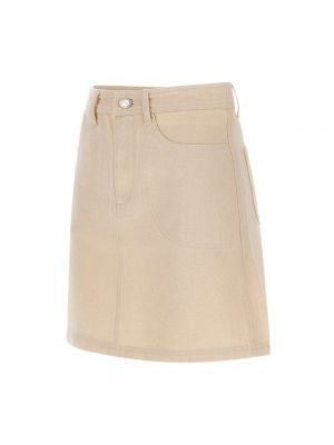 Mini falda A.p.c. beige