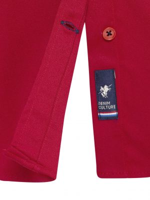 Camicia Denim Culture rosso