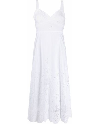 Миди рокля Dolce & Gabbana бяло