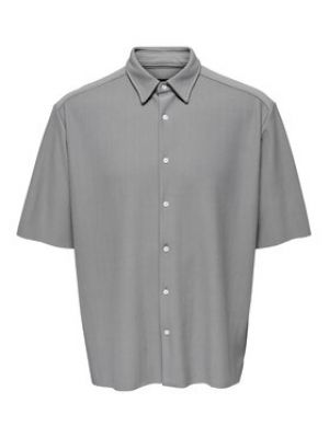 Chemise Only & Sons gris