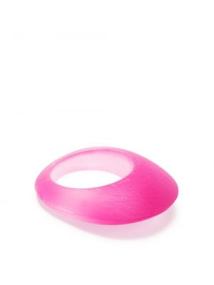 Gradient δαχτυλίδι Saint Laurent ροζ