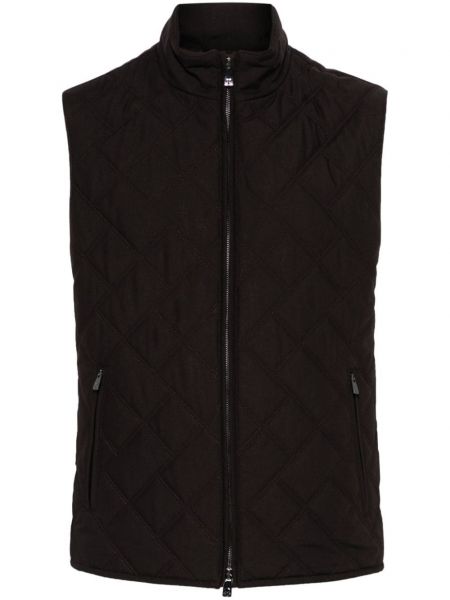 Quiltet vest Corneliani brun