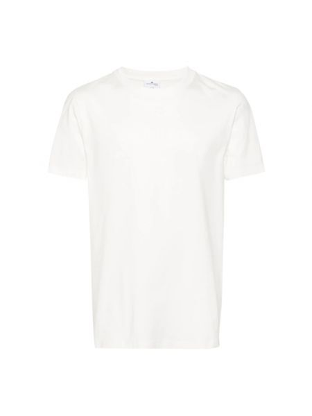 Koszulka bawełniana z nadrukiem Courreges biała