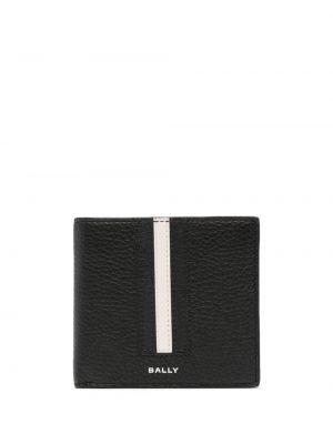 Pruhovaná kožená peněženka Bally