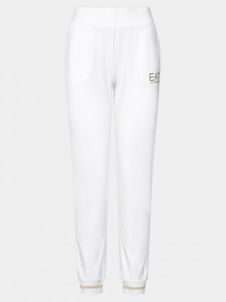Pantalon de joggings Ea7 Emporio Armani blanc