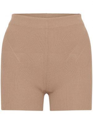 Shorts di jeans Dion Lee marrone