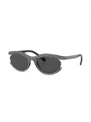 Sonnenbrille mit kristallen Swarovski schwarz
