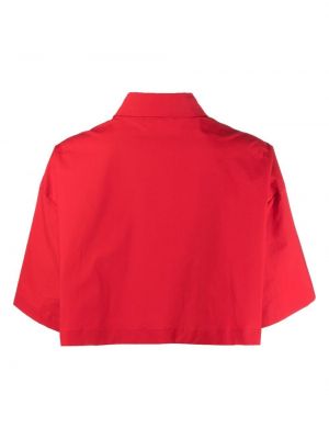 Krekls ar pogām Patrizia Pepe sarkans