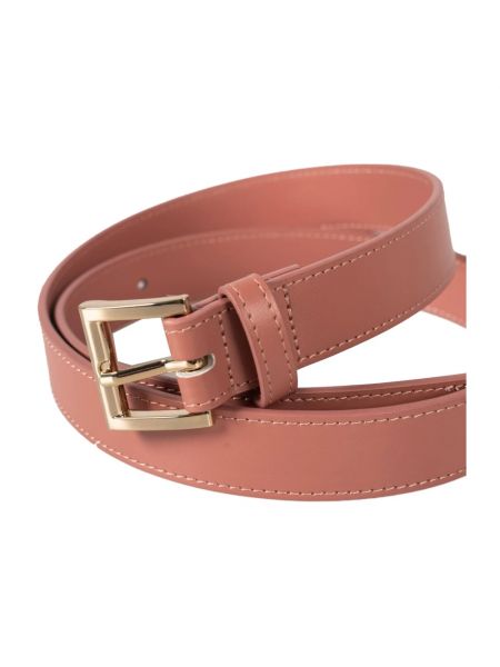 Cinturón de cuero Baldinini rosa