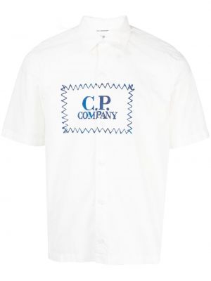 Πουκάμισο με σχέδιο C.p. Company λευκό