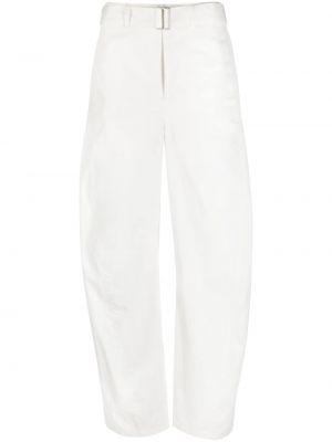 Pantaloni dritti Lemaire bianco