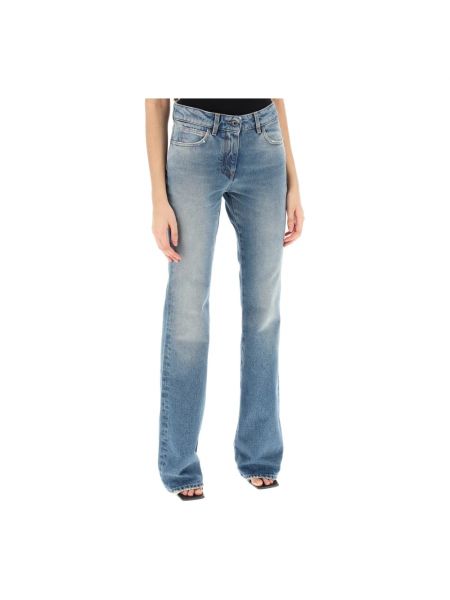 Distressed straight jeans ausgestellt Off-white