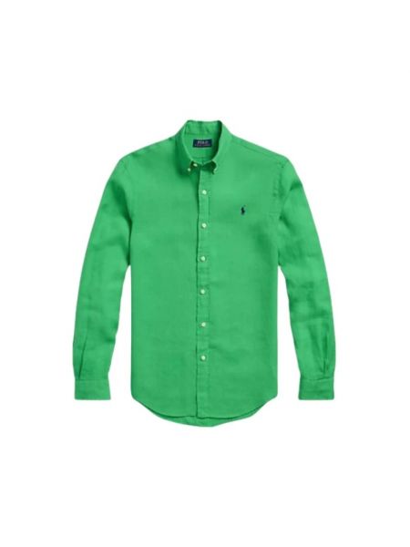 Slim fit hemd Polo Ralph Lauren grün
