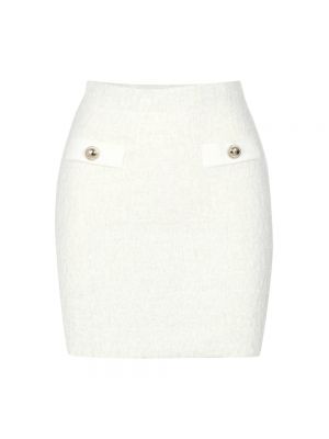 Mini spódniczka z kieszeniami Simona Corsellini biała