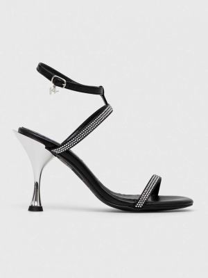 Kožne sandale Karl Lagerfeld crna