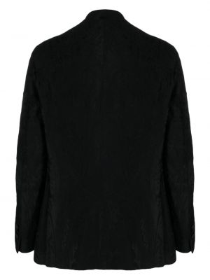 Žakárové sako s paisley potiskem Etro černé