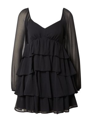 Mini šaty Abercrombie & Fitch čierna
