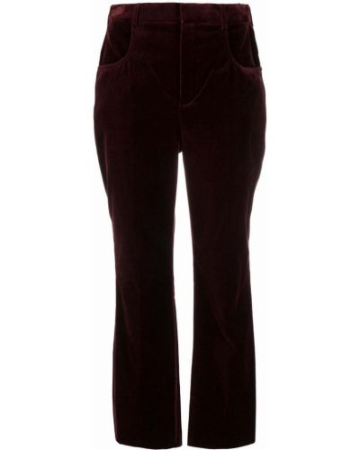 Pantalones rectos Saint Laurent marrón