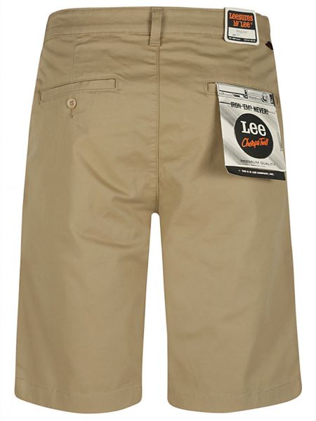 Shorts di jeans di cotone Lee Jeans marrone