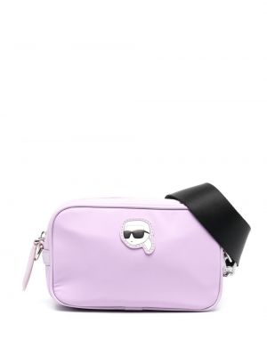 Crossbody väska Karl Lagerfeld lila