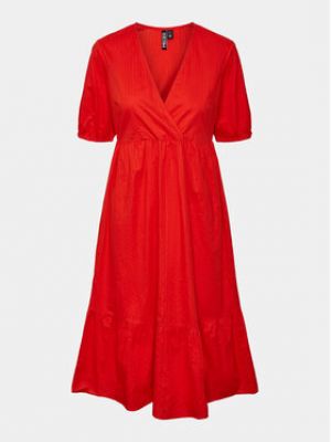 Robe Pieces rouge